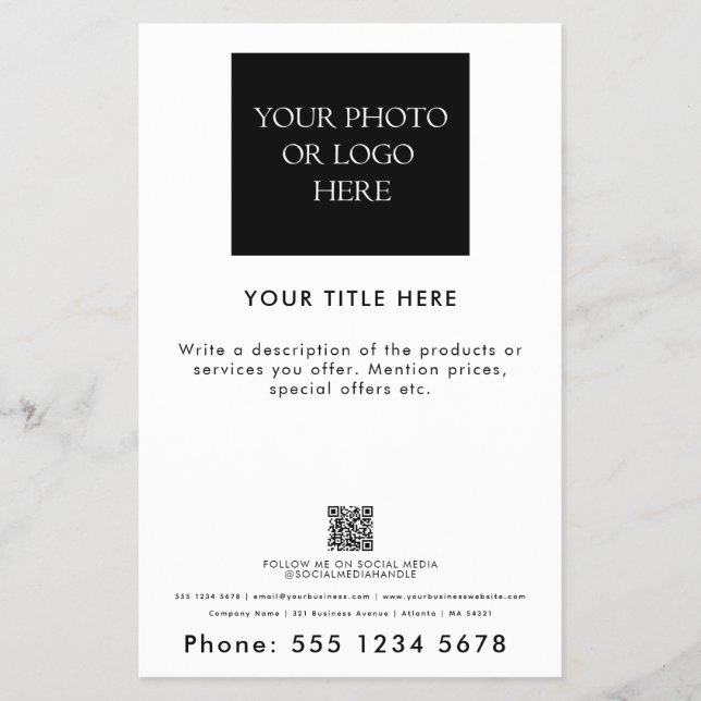 Foto für berufliche Firmenlogos Flyer (Vorne)