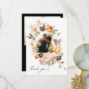 Foto für Blumenzwiebelhochzeiten Dankeskarte