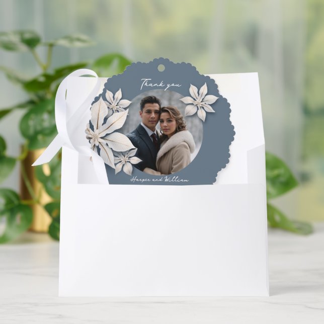 Foto für Blumenzwiebeln Vielen Dank Ornament Karte (Umschlag)