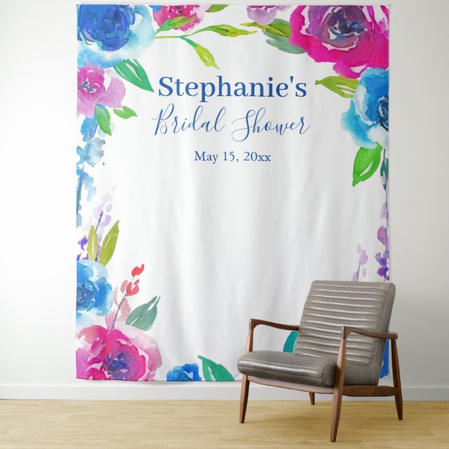 Foto für das auffällige Brautparty im Auge Wandteppich (Beispiel)