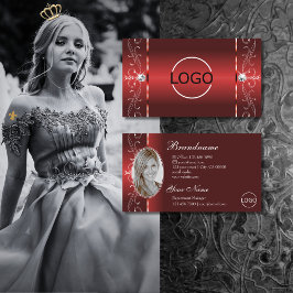 Foto für das Logo "Eye Catching Rubby Red Squiggle Visitenkarte