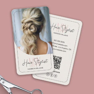 Foto für das Logokombinat für Haarstylle Visitenkarte