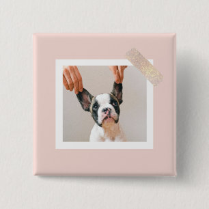 Foto für den benutzerdefinierten rosa Rahmen Button
