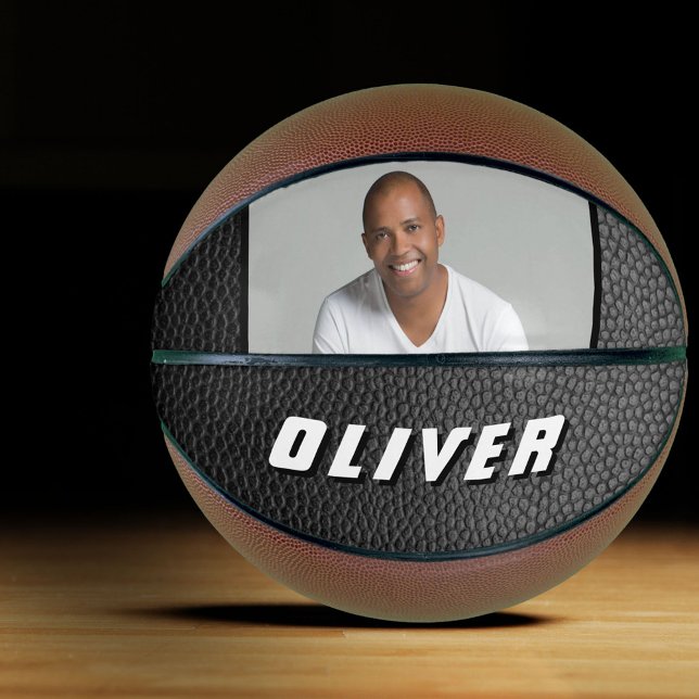 Foto für den Drucknamen aus schwarzem Leder Basketball (Von Creator hochgeladen)