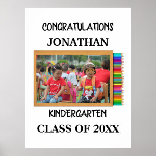 Foto für den Kindergartenabsolventen Poster