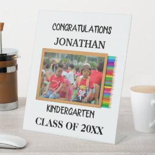 Foto für den Kindergartenabsolventen Sockelschild