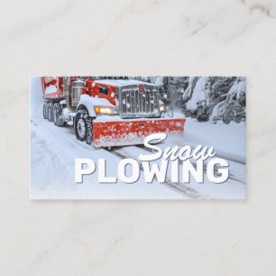 Foto für den Schneepflug und den Abholservice von  Visitenkarte