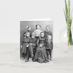 Foto für den viktorianischen Tod Karte