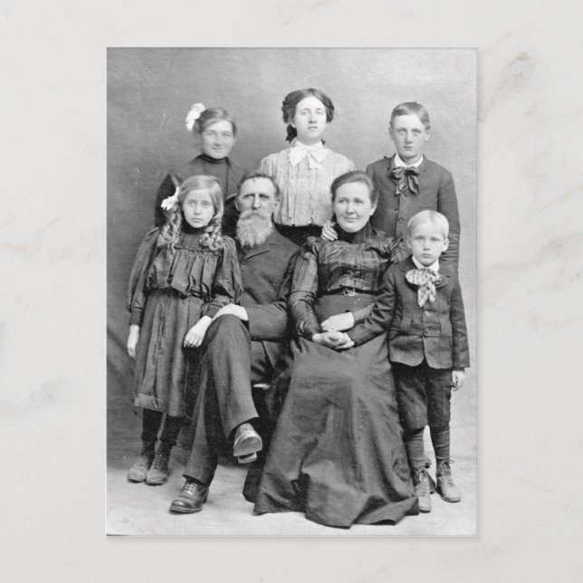 Foto für den viktorianischen Tod Postkarte (Vorderseite)
