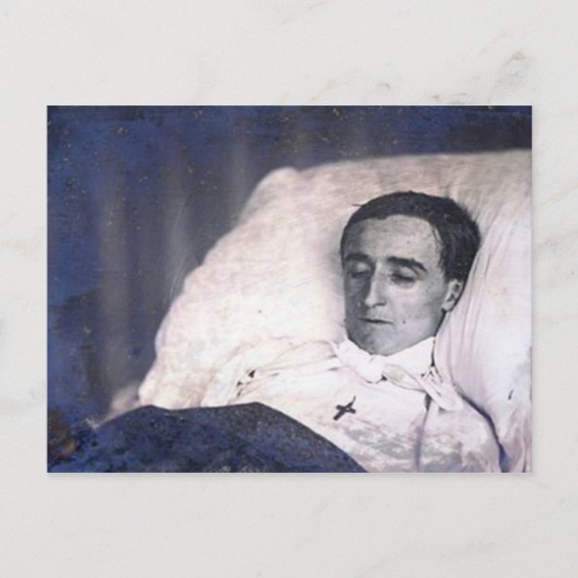 Foto für den viktorianischen Tod Postkarte (Vorderseite)