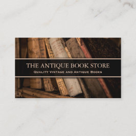 Foto für den Vintagen Buchladen - Visitenkarte