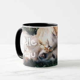 Foto für die benutzerdefinierte Tasse der Hunde-Ka