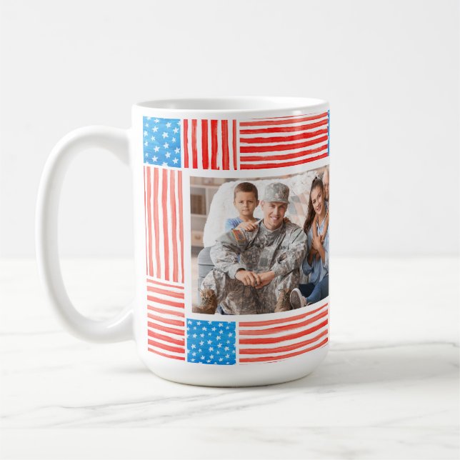 Foto für die farbige Unabhängigkeit der benutzerde Kaffeetasse (Links)