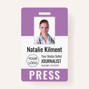 Foto für die journalistische Presseausweise Logo-I Ausweis