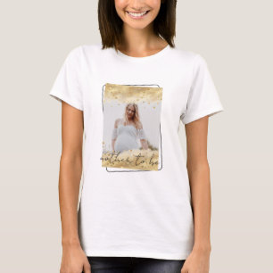 Foto für die Mama von Goldfolie T-Shirt