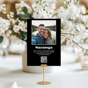 Foto für die Reiseziele, QR-Code freizugeben Tischnummer