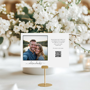 Foto für die Reiseziele, QR-Code freizugeben Tischnummer