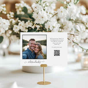 Foto für die Reiseziele, QR-Code freizugeben Tischnummer