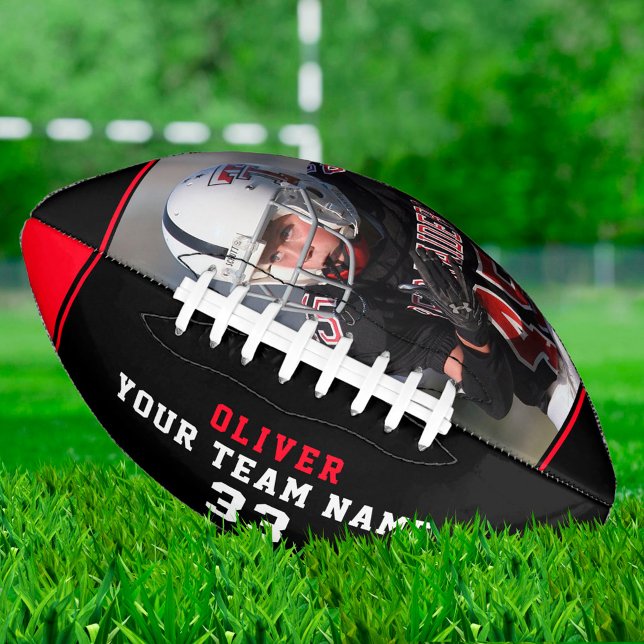 Foto für die schwarz-rote Nummer Football (Von Creator hochgeladen)