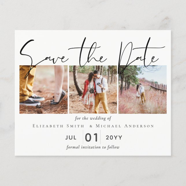 FOTO für die Verlobung Save the Date (Vorderseite)