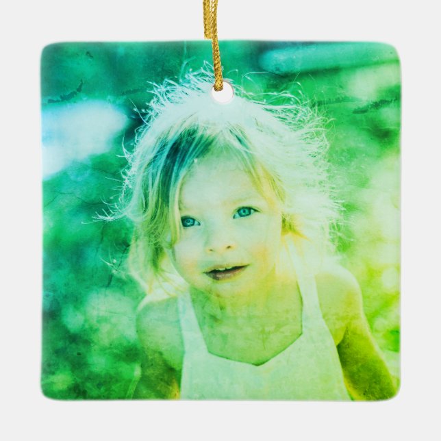 Foto für einfache Kinder Keramikornament (Vorderseite)
