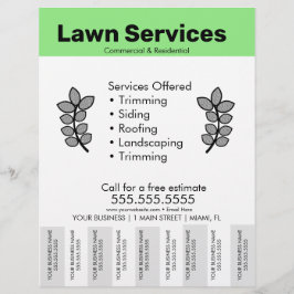 Foto für einfache Lawn Services-Vorlage wird Flyer