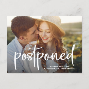 Foto für einfache Typografie Postkarte
