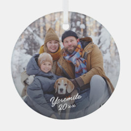 Foto für Familienurlaub Ornament Aus Glas