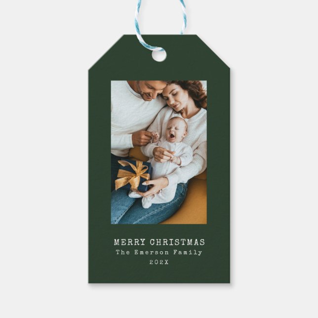 Foto für Feiertage Geschenkanhänger (Vorderseite)