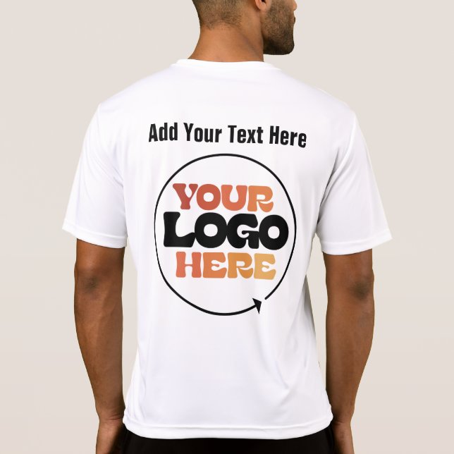 Foto für Firmenlogo hinzufügen T-Shirt (Rückseite)