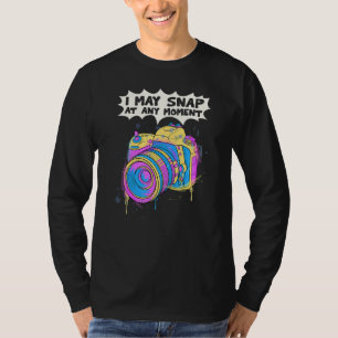 Foto für Fotografie kann ich jederzeit an jeder Fr T-Shirt
