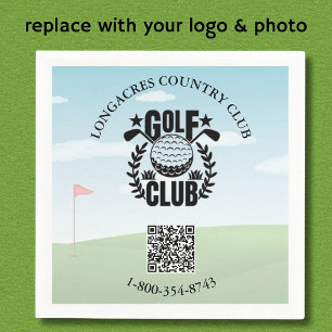 Foto für Golf Club League - QR-Code Serviette