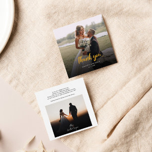 Foto für handgeschriebene Hochzeiten Mitteilungskarte