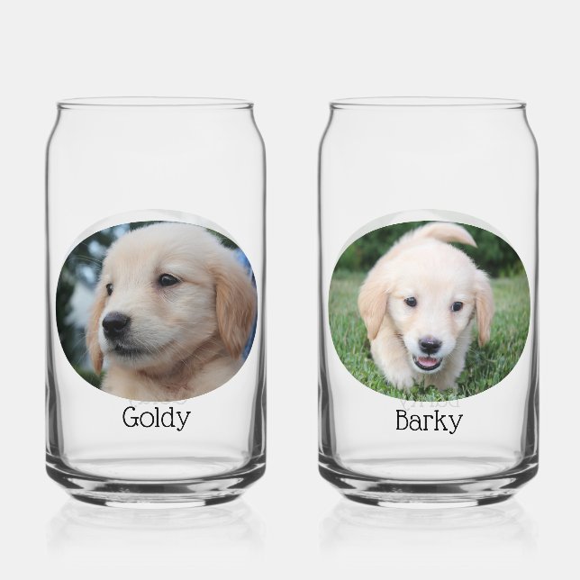 Foto für Haustiere, 2 Set aus Glas (Rückseite)