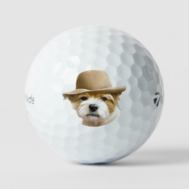 Foto für Haustiere modern Personalisiert Golfball (Vorderseite)