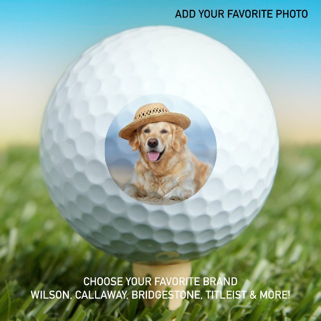 Foto für Haustiere modern Personalisiert Golfball (Von Creator hochgeladen)