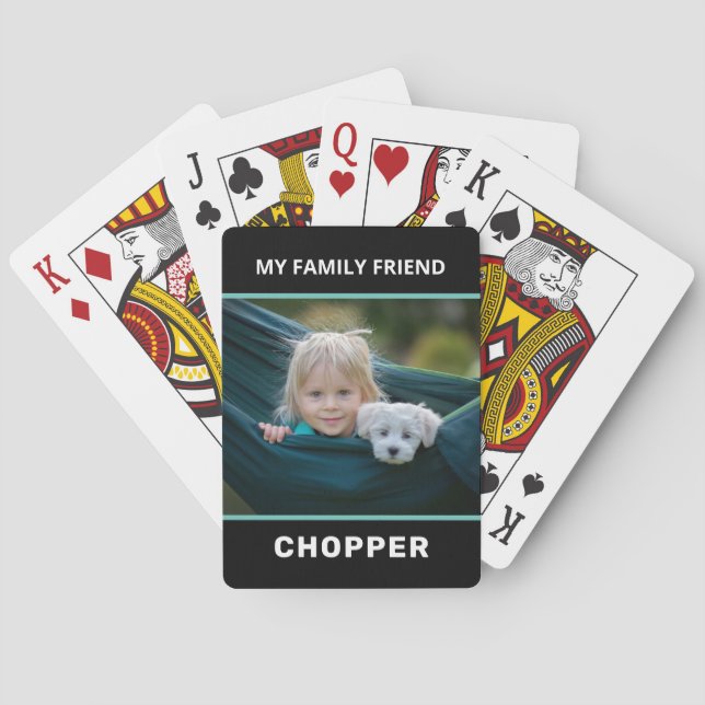Foto für Haustiere Spielkarten (Rückseite)