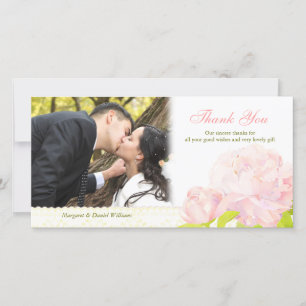 Foto für Hochzeiten von Wasserfarben Dankeschön-Ka Dankeskarte