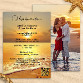 Foto für Hochzeitsaufenthalte am Strand Einladung