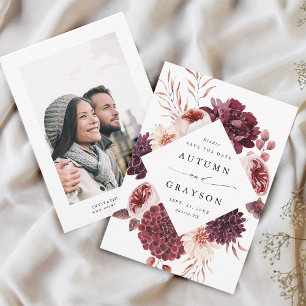 Foto für Hochzeitsfeiern im Herbst - Romantische W Save The Date