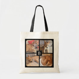 Foto für Hunde Monogramm Heimtierbedarf Totbeutel Tragetasche