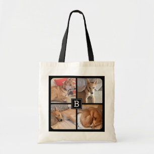 Foto für Hunde Monogramm Heimtierbedarf Totbeutel Tragetasche