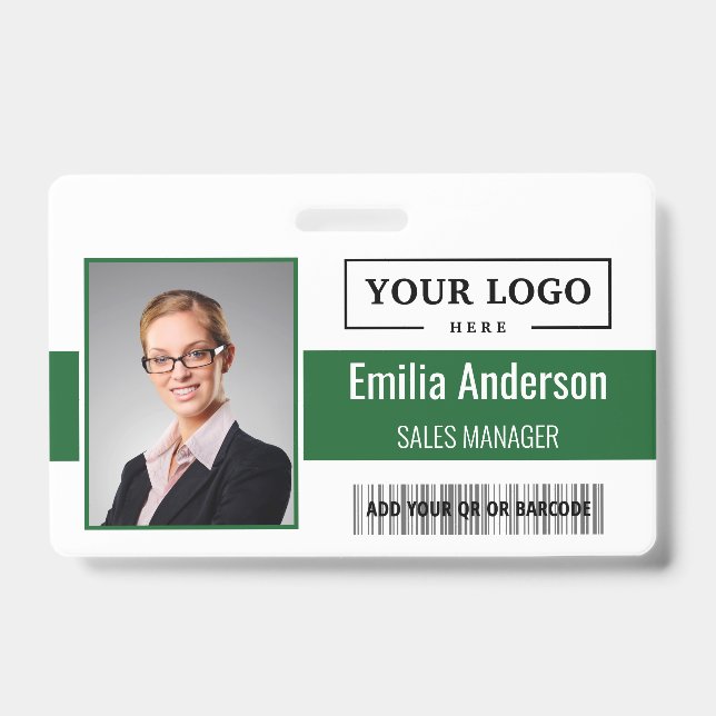 Foto für kundenspezifische Firmenlogos für Mitarbe Ausweis (Vorderseite)