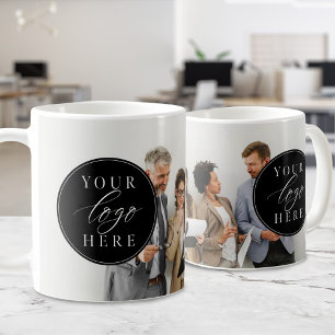 Foto für kundenspezifische Firmenlogos Kaffeetasse