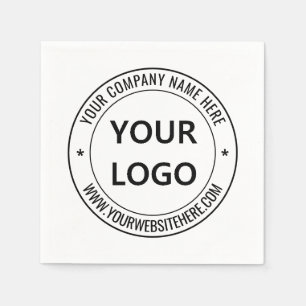 Foto für kundenspezifische Firmenlogos Office Napk Serviette