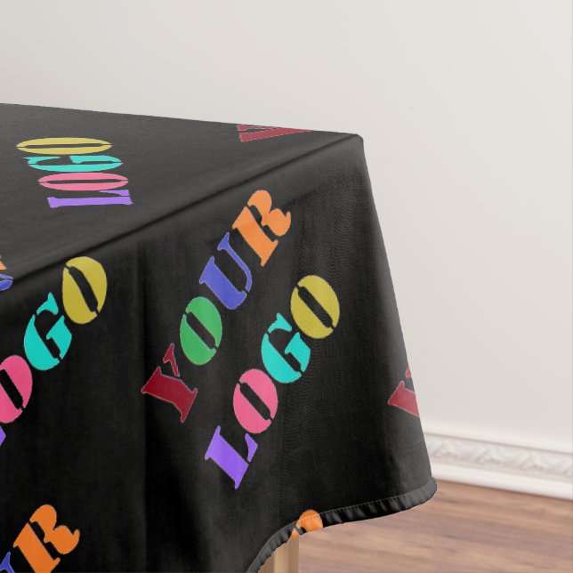 Foto für kundenspezifische Firmenlogos Tischdecke (Beispiel)
