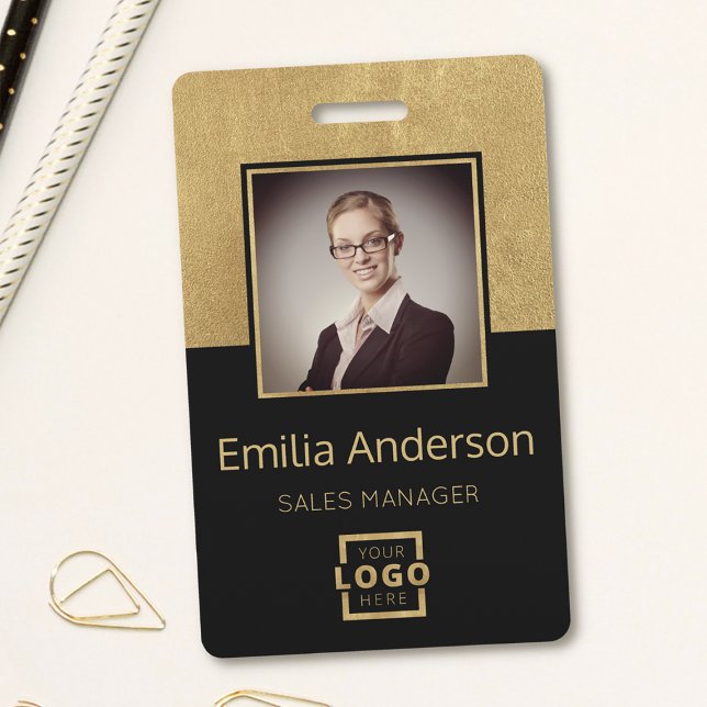 Foto für kundenspezifische Gold-Business-Logos für Ausweis (Von Creator hochgeladen)