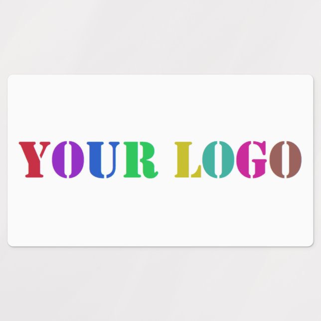 Foto für kundenspezifische Logo-Werbezeichen Etiketten (Design 1)