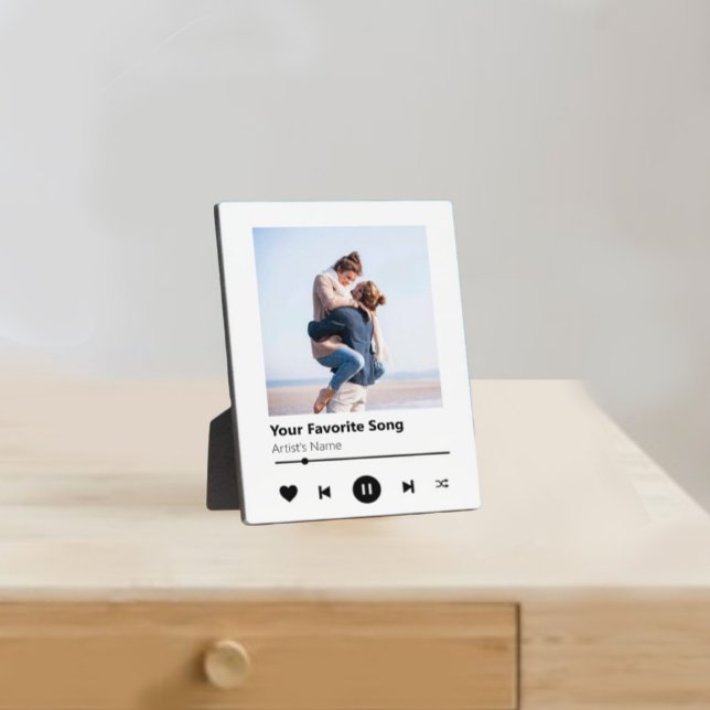 Foto für kundenspezifische Paare | Jubiläumsmusikg Fotoplatte (Von Creator hochgeladen)