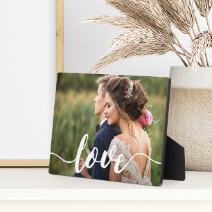 Foto für Liebe-Skriptüberlagerung Fotoplatte